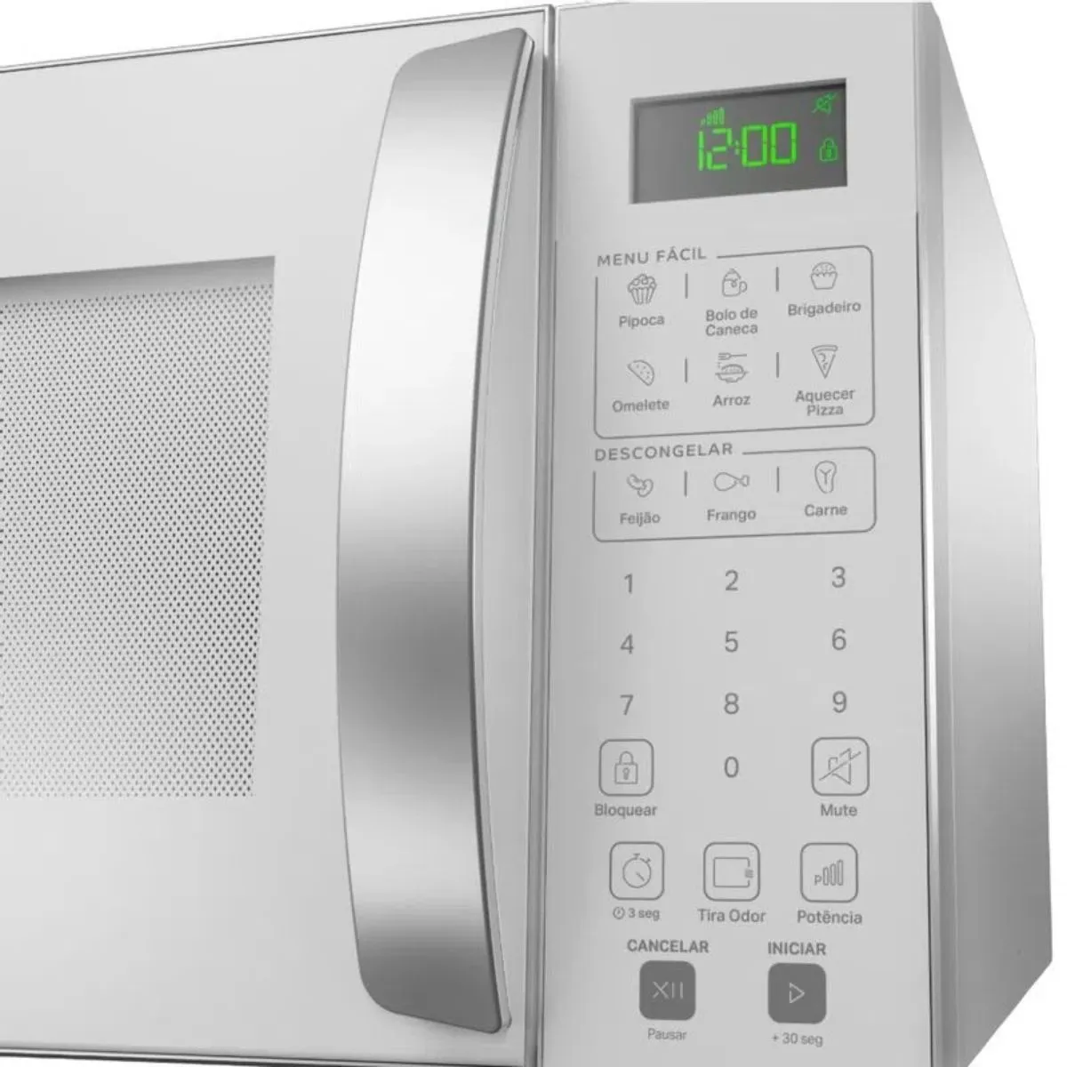 Micro-ondas Consul 32L Branco CMS46AB 220V com Menu Fácil