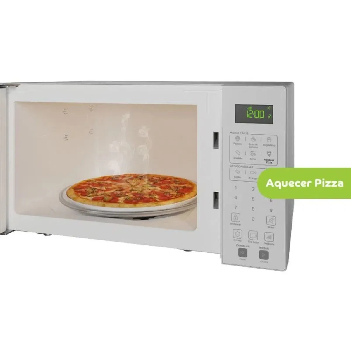 Micro-ondas Consul 32L Branco CMS46AB 220V com Menu Fácil