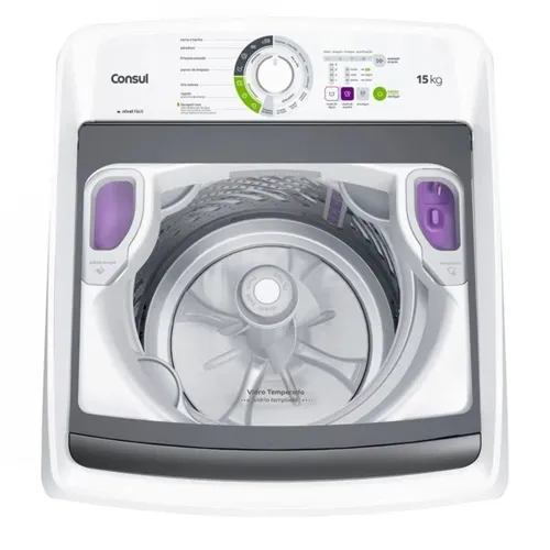 Máquina de Lavar Roupas Consul 15kg Branca 220V CWH15AB