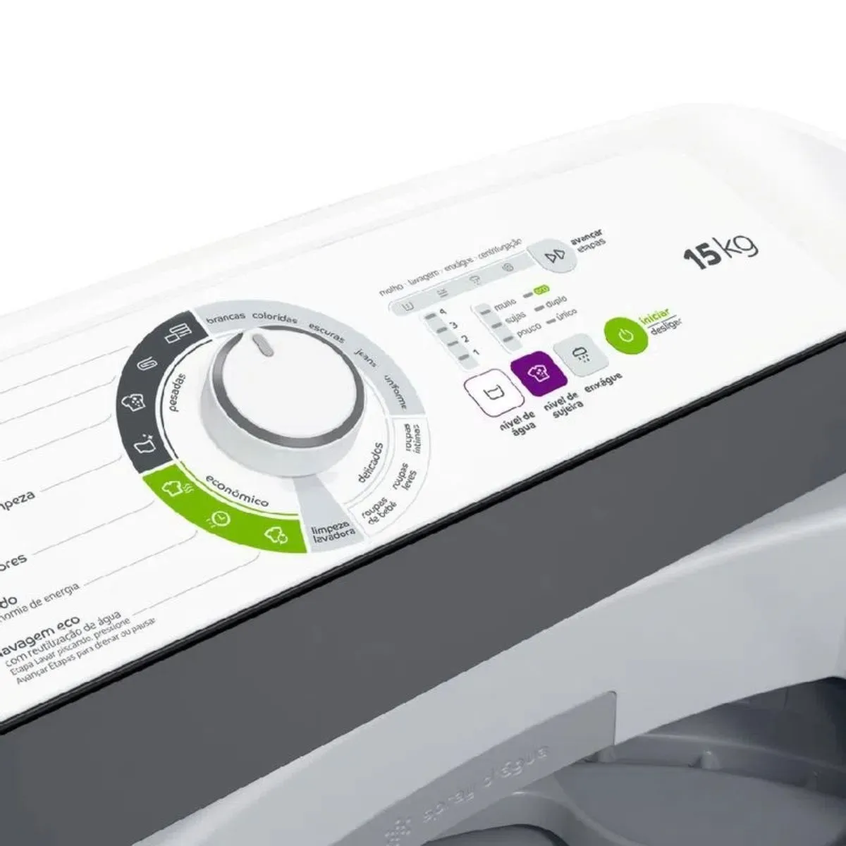 Máquina de Lavar Roupas Consul 15kg Branca 220V CWH15AB