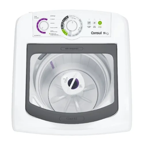 Máquina de Lavar Roupas Consul 9kg Branca 220V CWB09BB