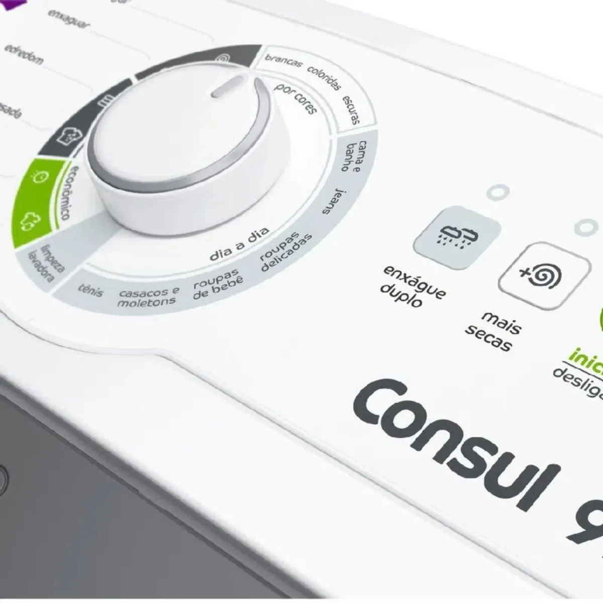 Máquina de Lavar Roupas Consul 9kg Branca 220V CWB09BB