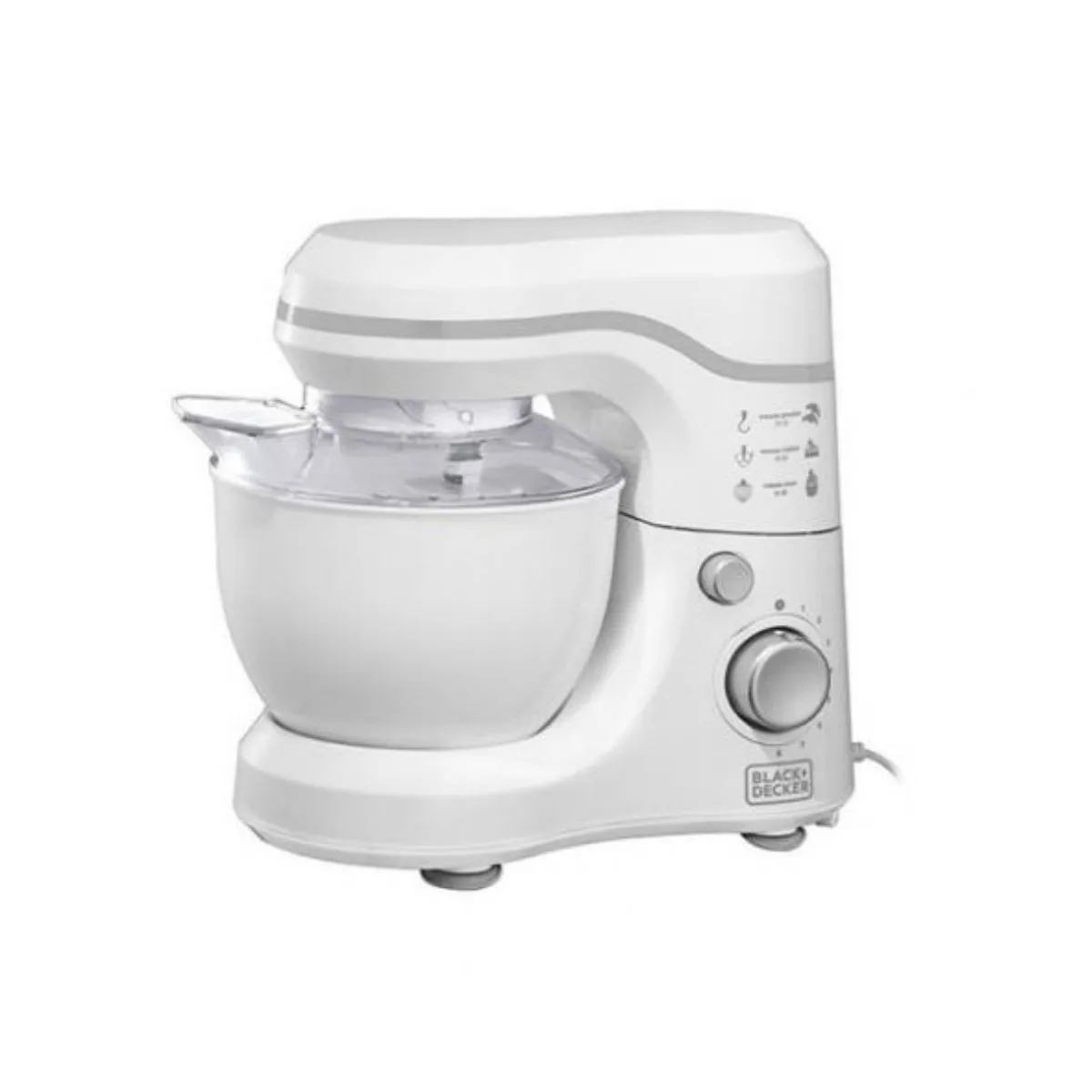 Batedeira Planetária com pedestal Black & Decker 400w Branca 220v