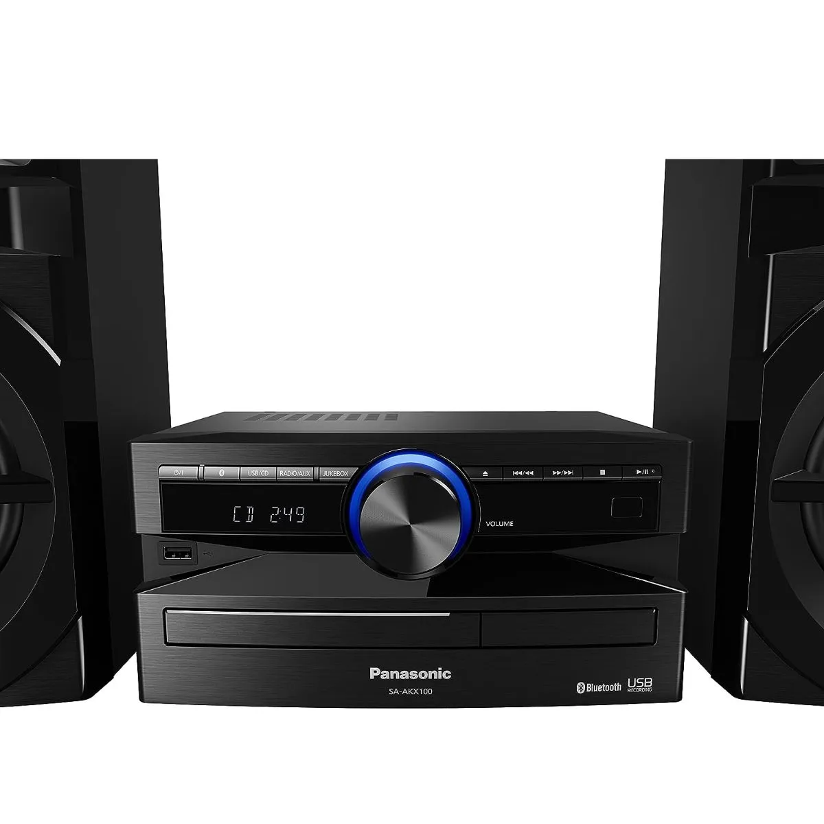 Mini System Panasonic 250W RMS Preto SC-AKX100LBK