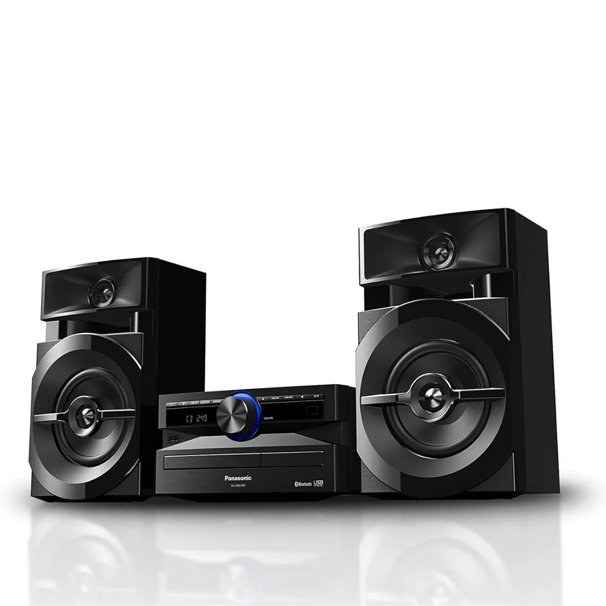 Mini System Panasonic 250W RMS Preto SC-AKX100LBK