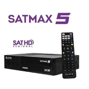 Receptor Digital De Tv Satélite Full HD Elsys Sat HD Satmax 5