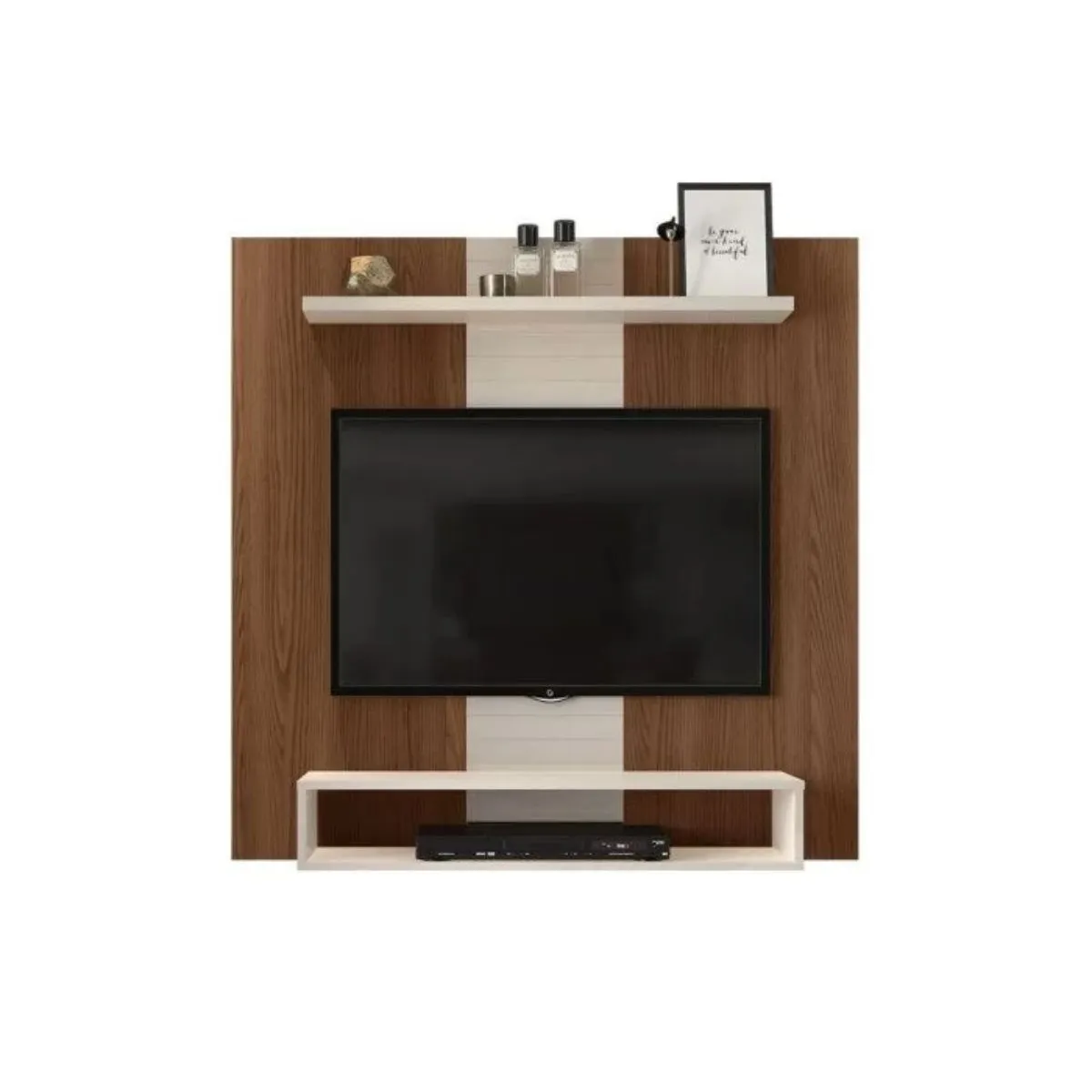 Painel Suspenso Smart Para TV 47 Polegadas Marroquim/Off White