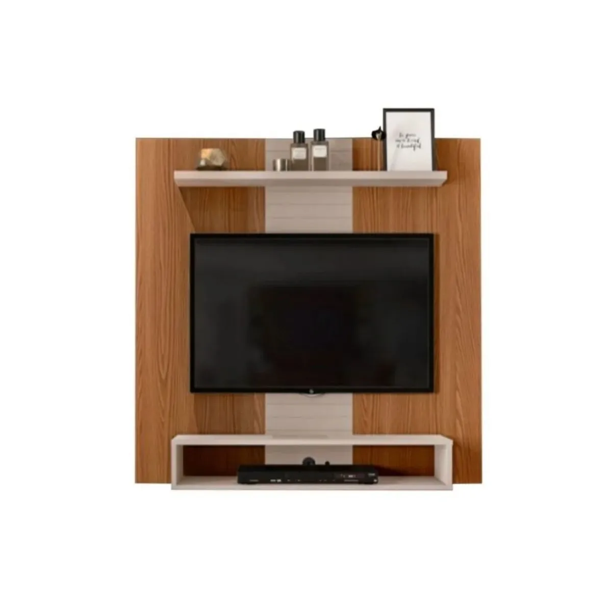 Painel Suspenso Smart Para TV 47 Polegadas Carvalho Nobre/Griz