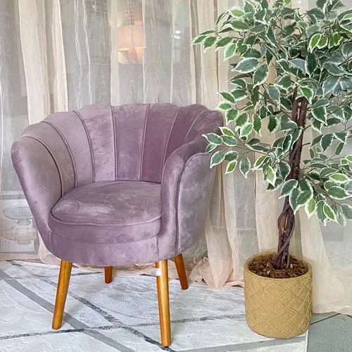 Poltrona Pétala Decorativa Fixa Melissa Plus Tecido A161