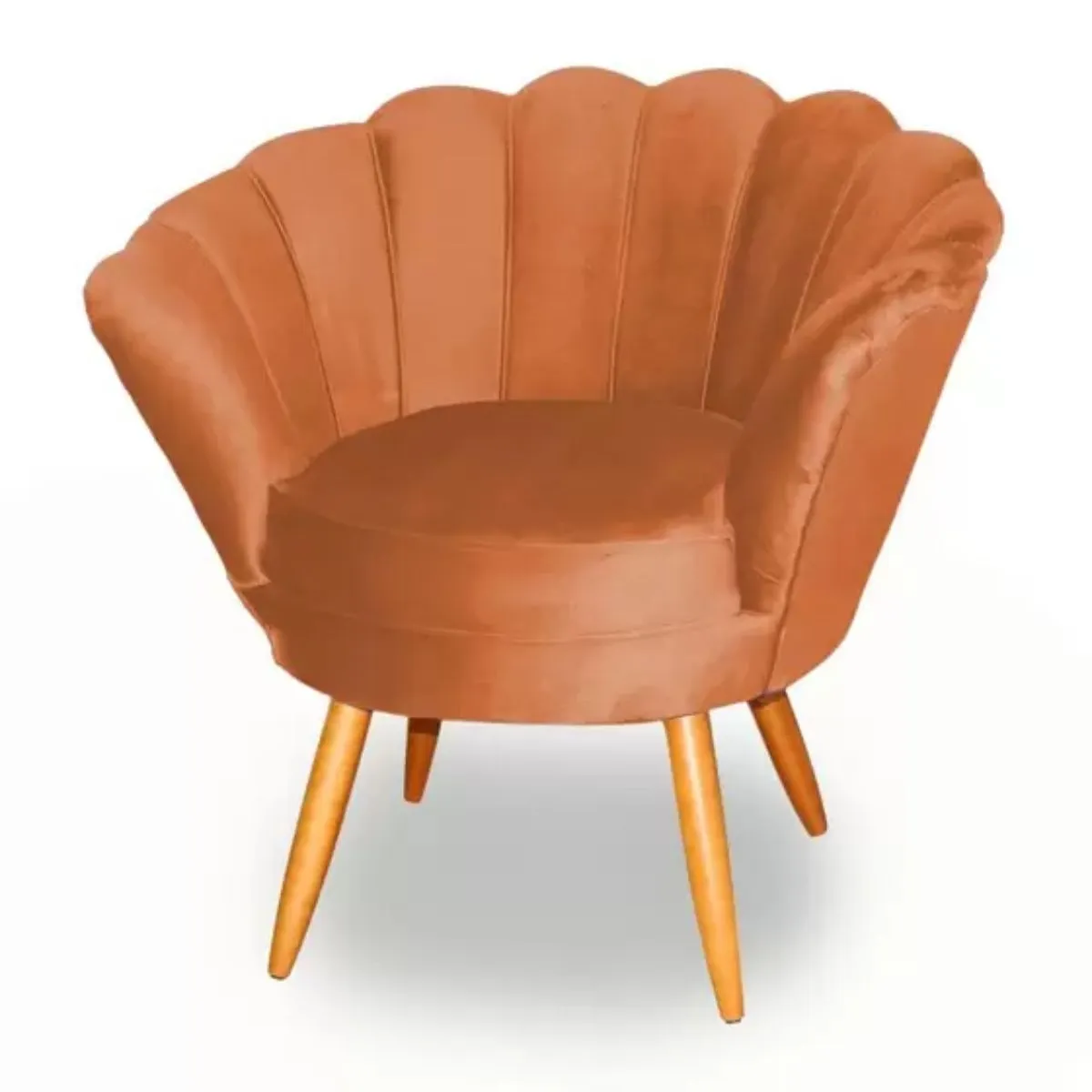 Poltrona Pétala Decorativa Fixa Melissa Plus Tecido A174