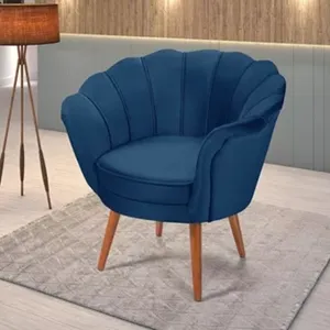 Poltrona Pétala Decorativa Fixa Melissa Plus Tecido A171