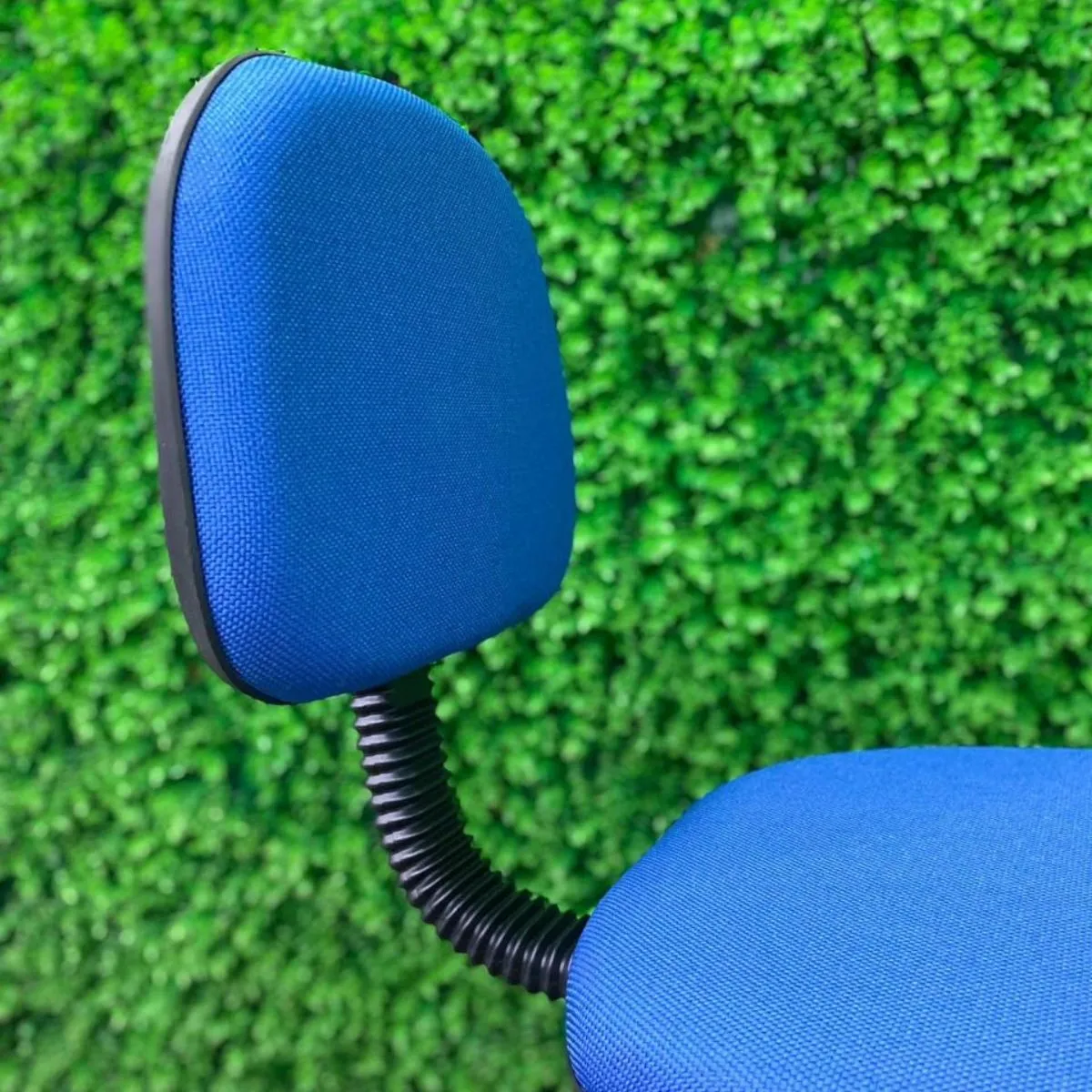 Cadeira Secretária Giratória Sem Braço Azul