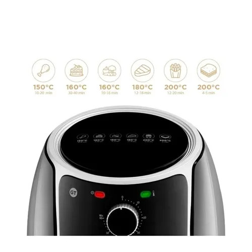 Fritadeira Elétrica Air Fryer Taste 4L Sem Óleo 1400w 220v GT + Livro De Receitas