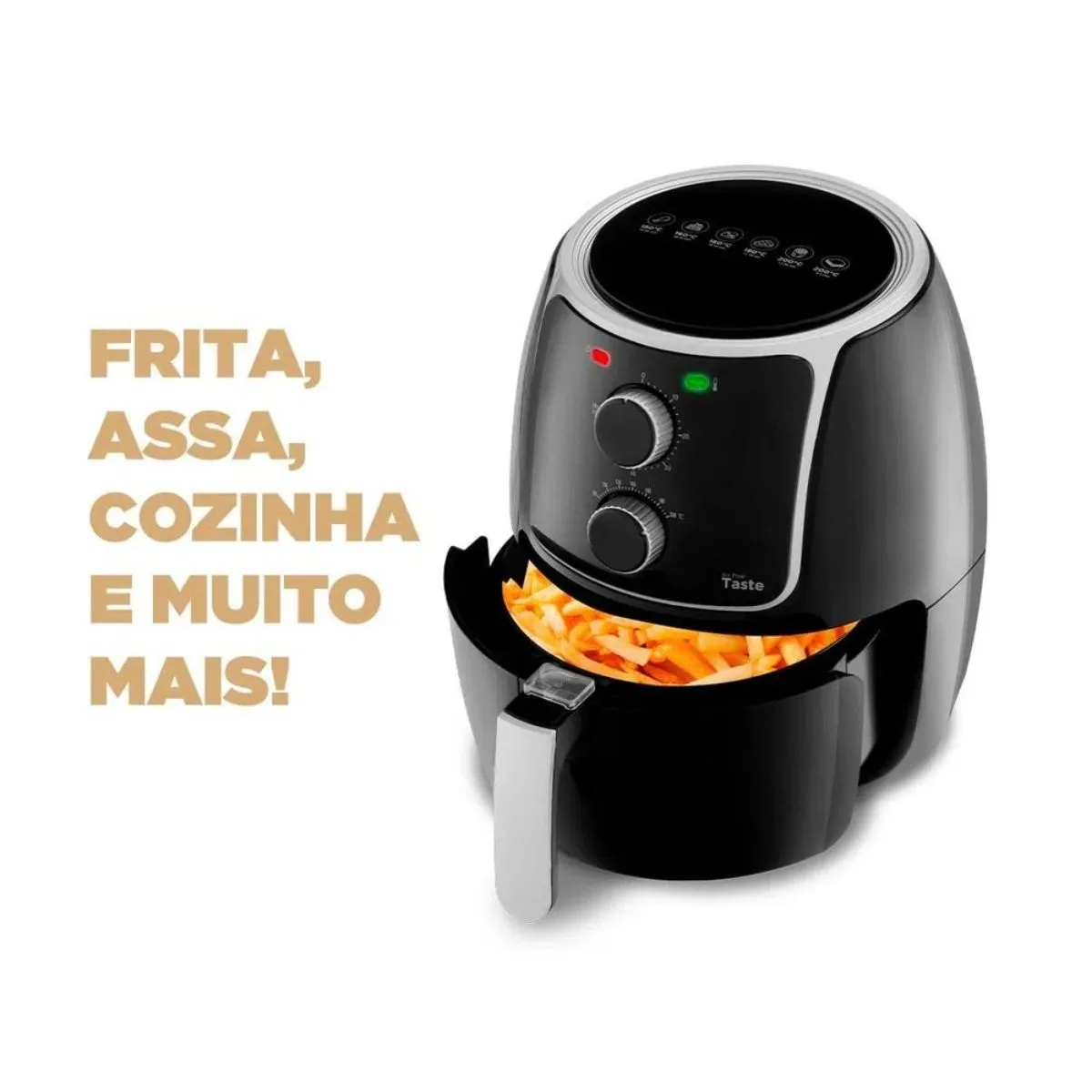 Fritadeira Elétrica Air Fryer Taste 4L Sem Óleo 1400w 220v GT + Livro De Receitas