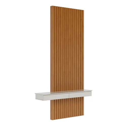 Aparador Ripado Prime 0,90cm Nature/Off White Imcal