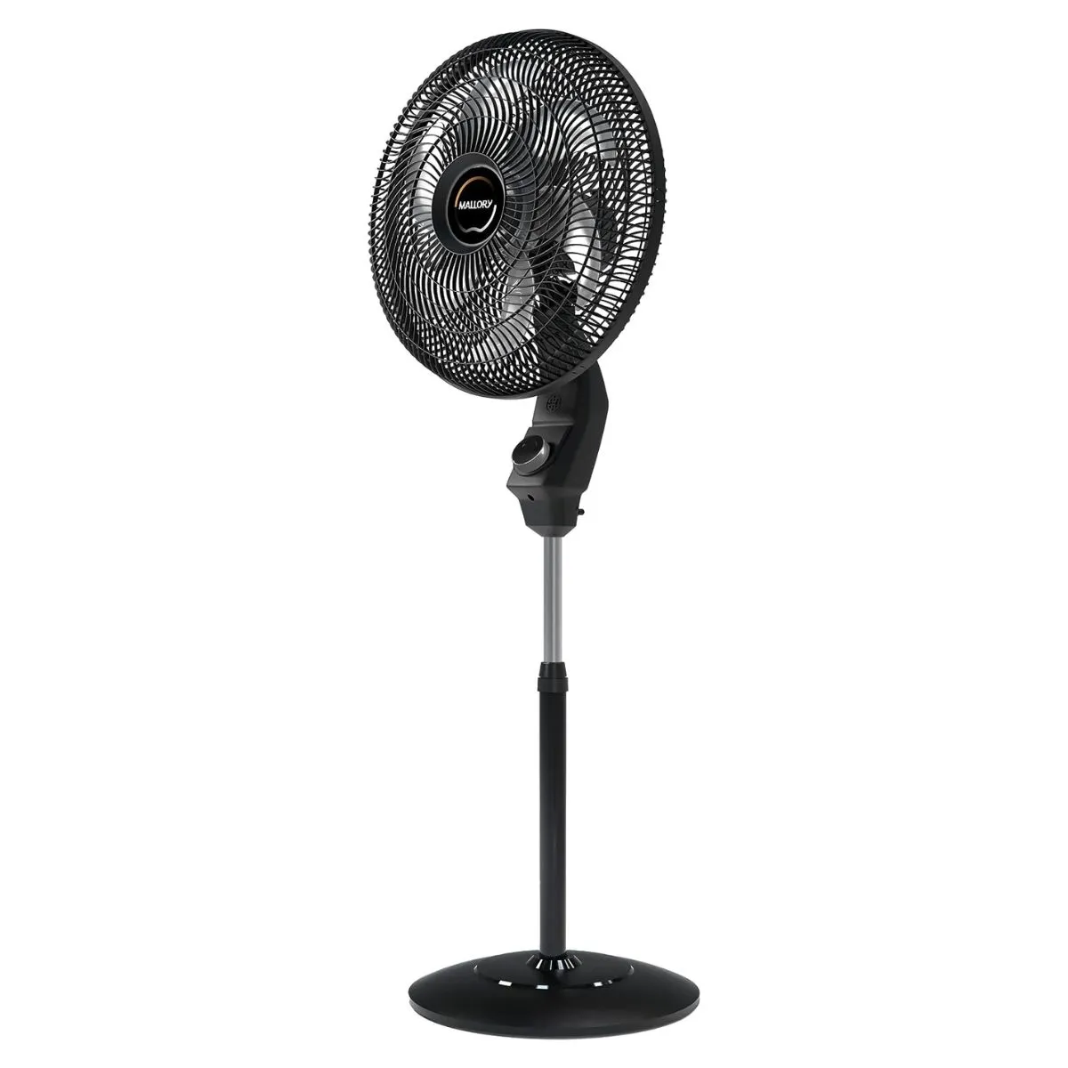 Ventilador de Coluna Mallory Éolo 40cm 6 Pás 3 Velocidades 126W B94401702 Preto/Grafite 220V