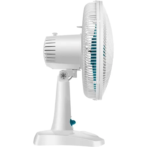 Ventilador de Mesa Ultra V-30 30cm 6 Pás Branco/Azul Petróleo 220V