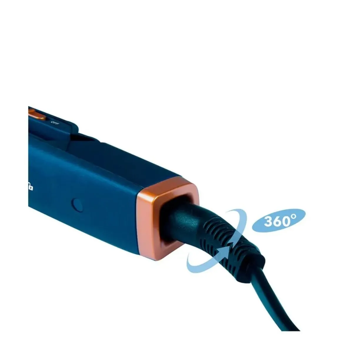 Prancha de Cabelo Alisadora Gold Tourmaline Ion Ceramic Azul 40W GT