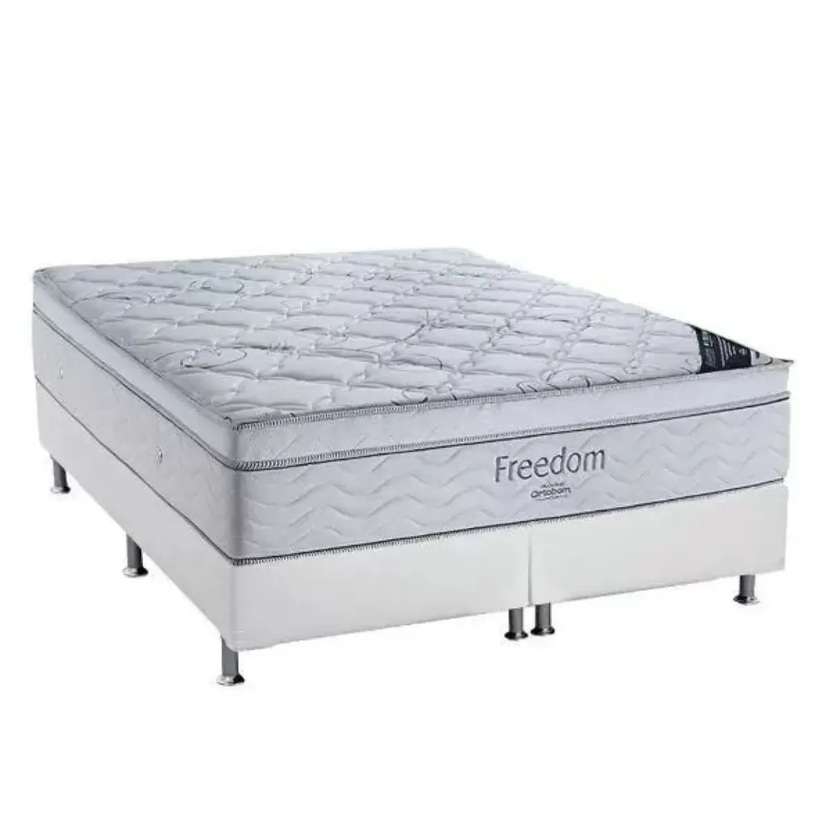 Cama Box  Casal Queen Freedom Ortobom