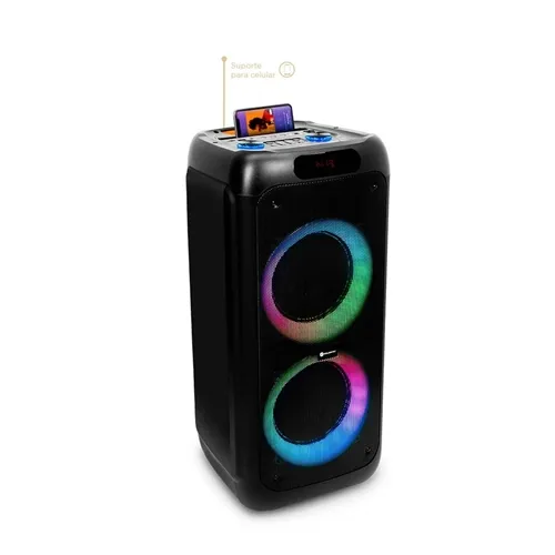 Caixa De Som Amplificada GT 1000W RMS Bluetooth TWS Evoke 1000