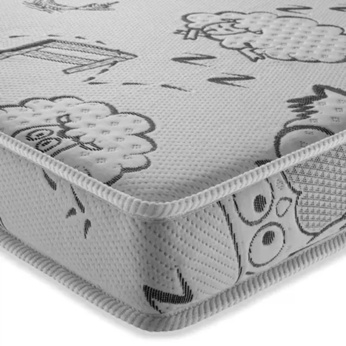 Colchão Para Berço Americano Baby Malha Petit Blanc 01200X1300X0700 - Ortobom