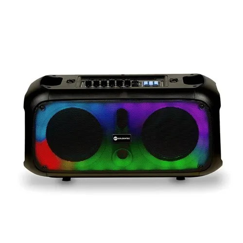 Caixa de Som Amplificada GT Way Bluetooth TWS 400W RMS Preta