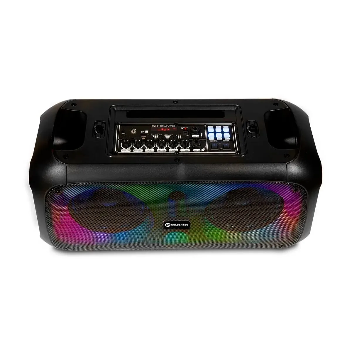 Caixa de Som Amplificada GT Way Bluetooth TWS 400W RMS Preta