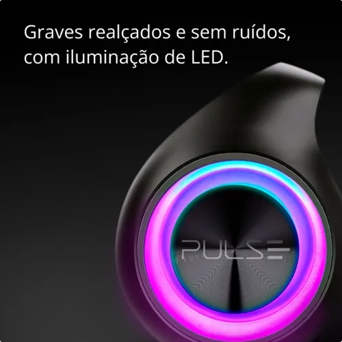 Caixa de Som Pulse Xplode 3 Bluetooth 300W Led Resistente à Água - SP606