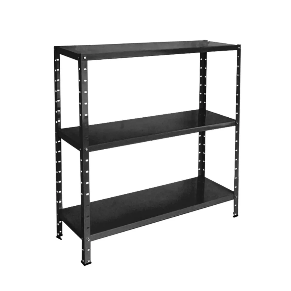 Estante De Aço Pandin Multiuso Com 3 Prateleiras 900x92x300mm EDP03 Preto