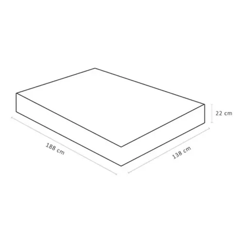 Colchão Casal Physical Mega Resistente 1380X1880X0220 - Ortobom