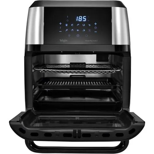 Fritadeira Forno Air fryer Oven Fry 4 em 1 Preto 12 Litros 220V Elgin