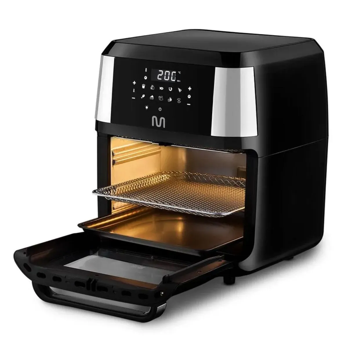 Fritadeira Elétrica Air Fryer 12L Painel Digital 1800W 220V Multi - GO226