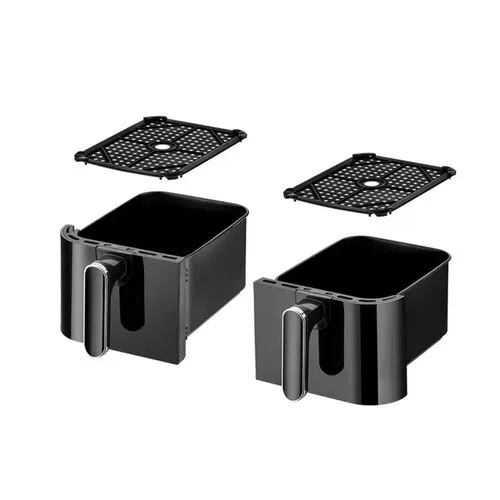 Fritadeira Elétrica Air Fryer Multi 8L 2500w 2 Gavetas Black 220v - GO220