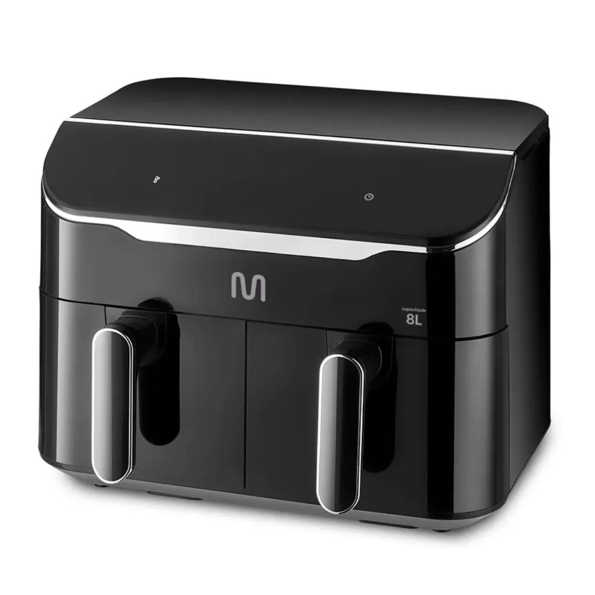 Fritadeira Elétrica Air Fryer Multi 8L 2500w 2 Gavetas Black 220v - GO220