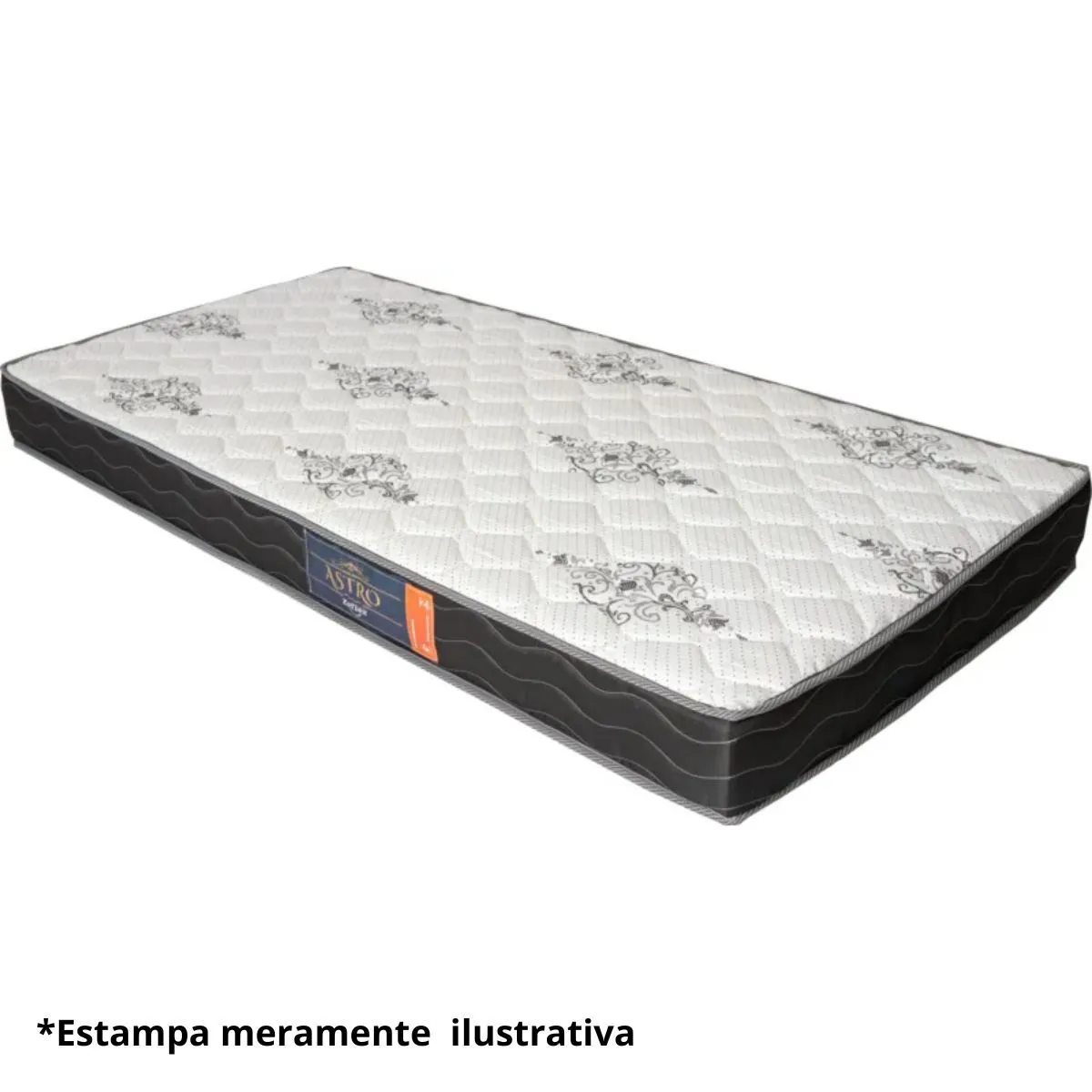 Colchão Solteiro Astro DN26 KG/M3 20 cm 088X188 Simples - Zeflex