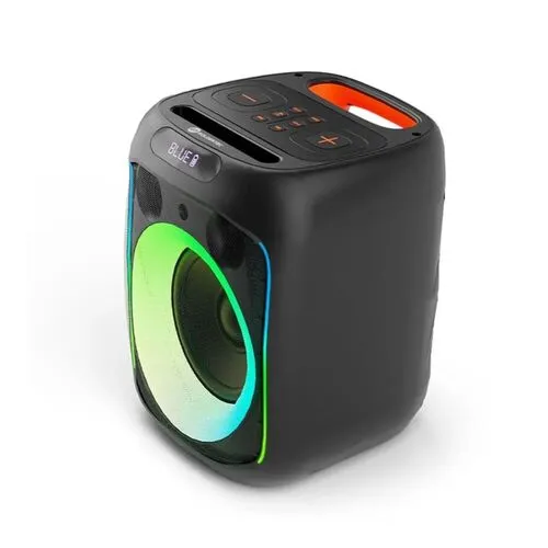 Caixa de Som Amplificada GT Cube 250w Rms TWS Bluetooth USB Rádio FM e Entrada Auxiliar Bivolt