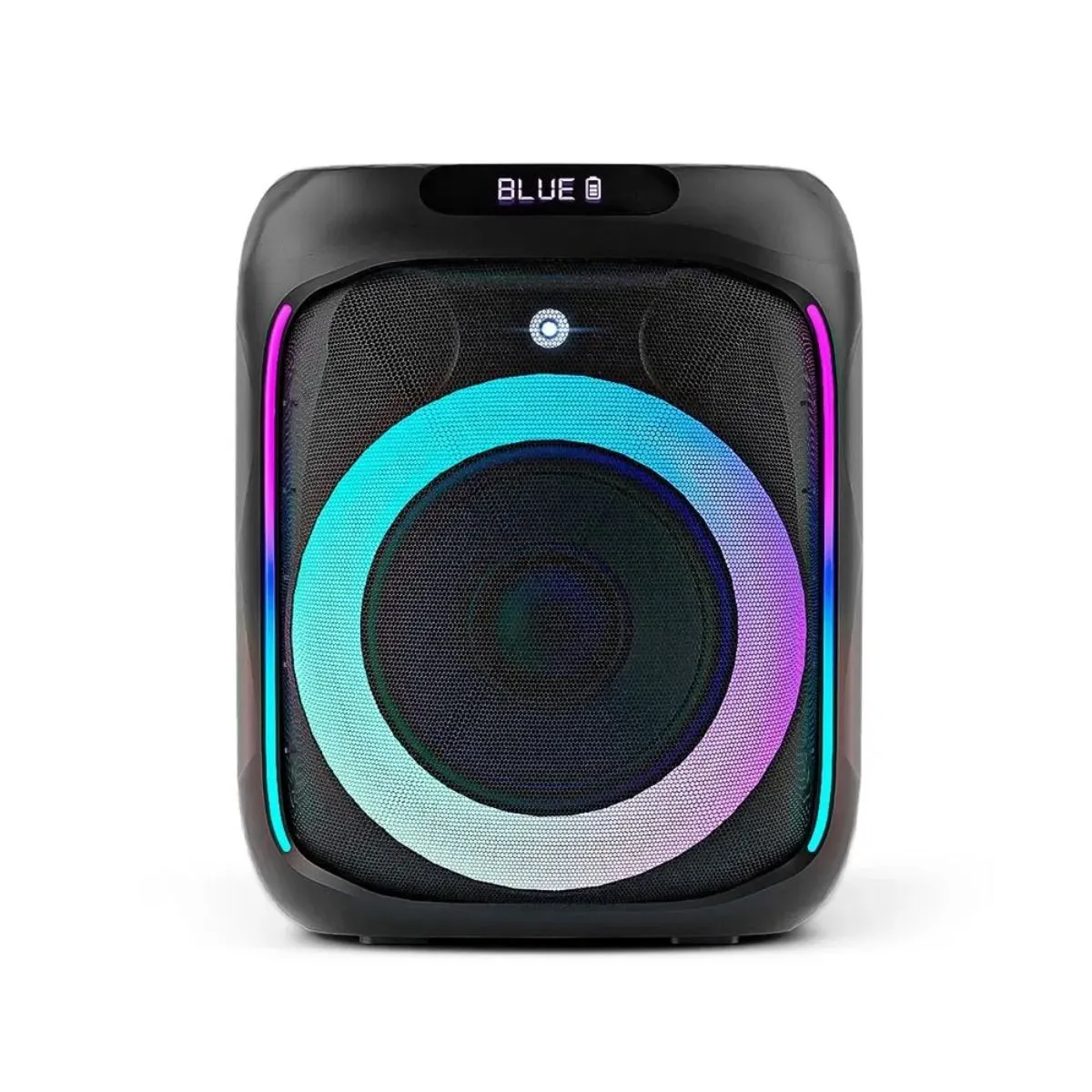 Caixa de Som Amplificada GT Cube 250w Rms TWS Bluetooth USB Rádio FM e Entrada Auxiliar Bivolt