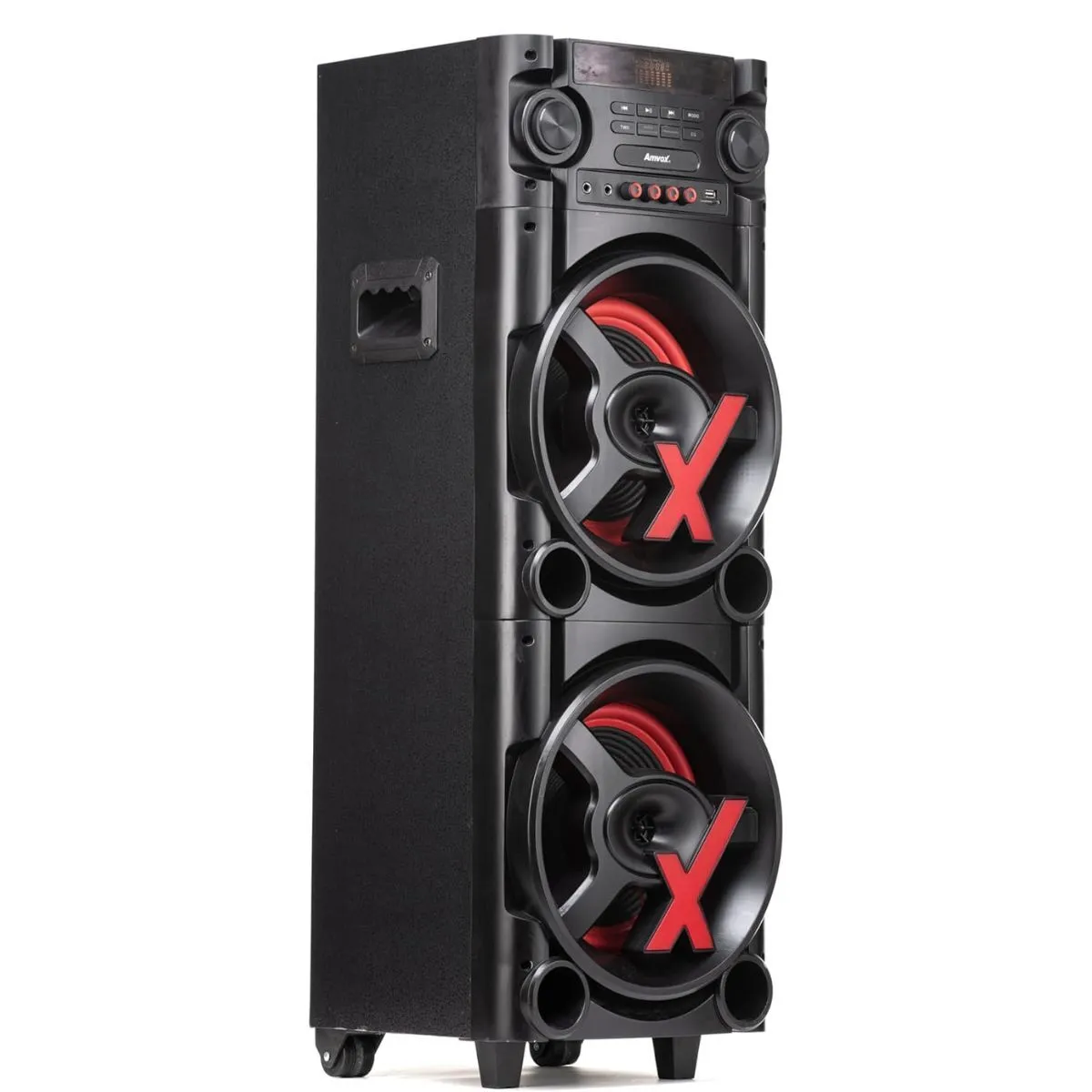 Caixa de Som Amvox ACA1000 New X SFM 1000W RMS Bluetooth Bivolt