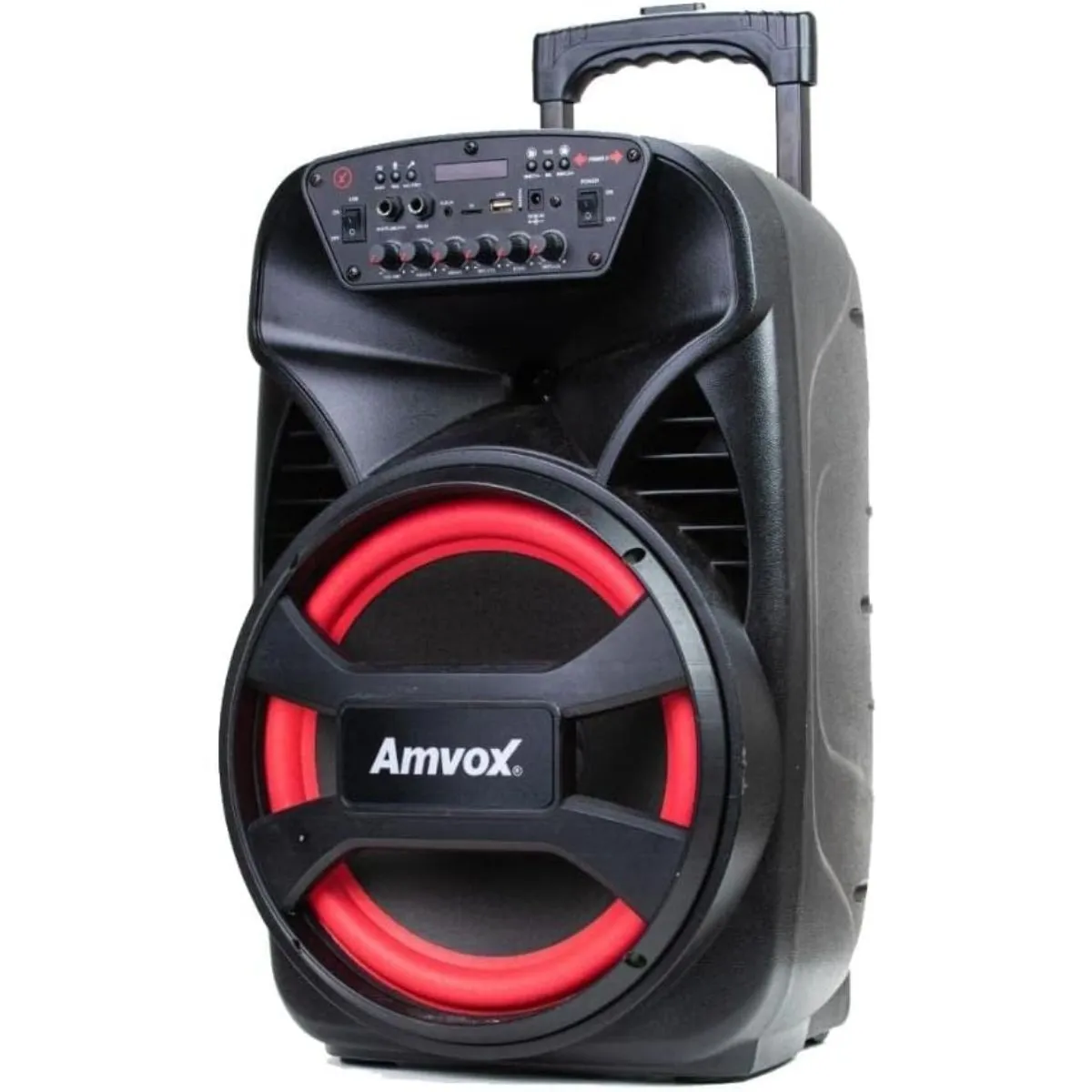 Caixa de Som Amplificada Amvox ACA-480 RMS 480W Viper II Double Coil