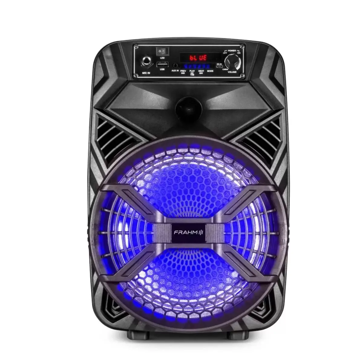 Caixa De Som Frahm Multiuso 260W Preto CMF260 Com Led e Bluetooth