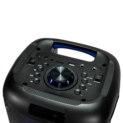 Caixa De Som Frahm Multiuso 650w Preto LT650 Lumi Tower Com Led e Bluetooth