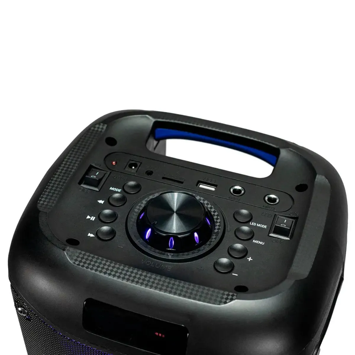 Caixa De Som Frahm Multiuso 650w Preto LT650 Lumi Tower Com Led e Bluetooth