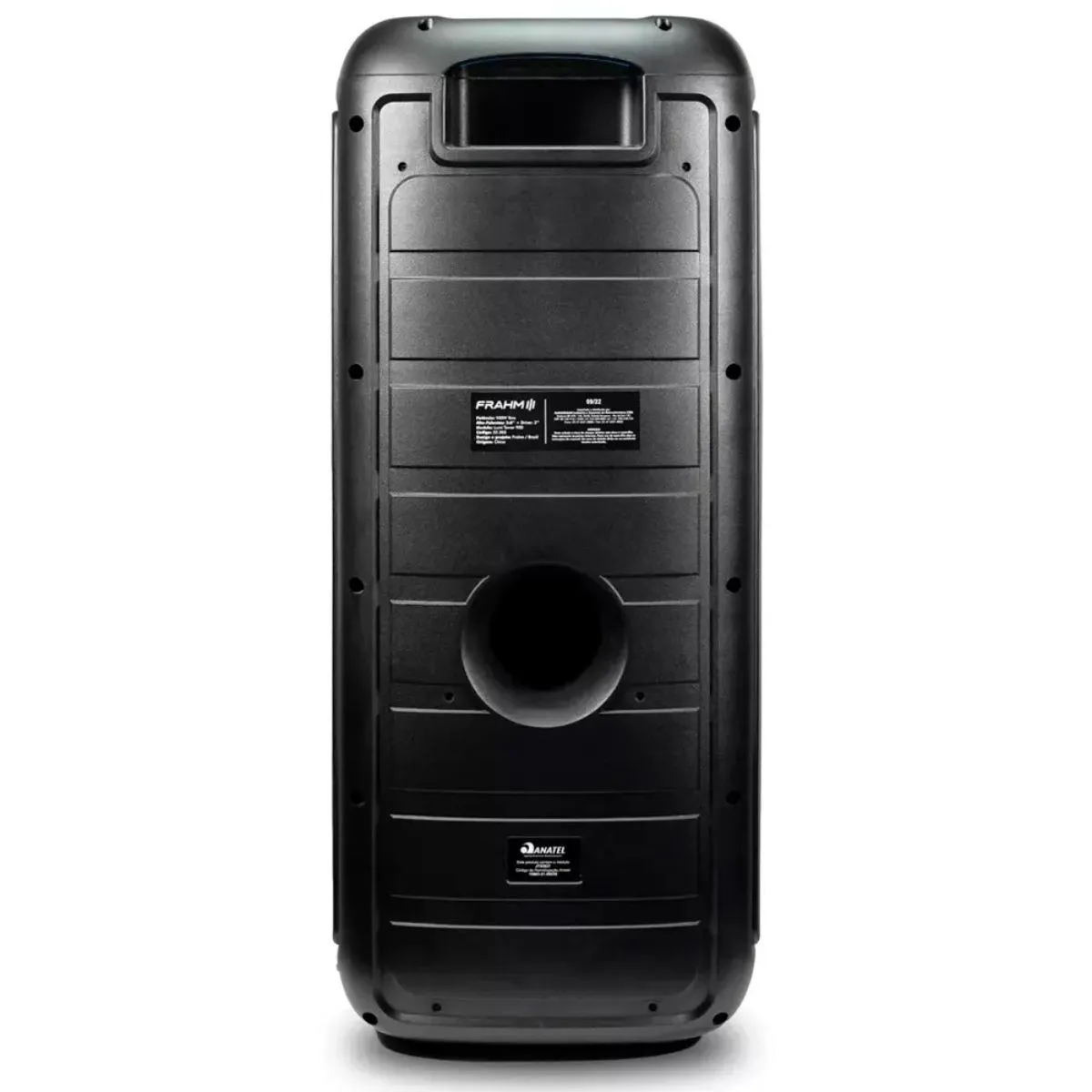 Caixa De Som Frahm Multiuso 650w Preto LT650 Lumi Tower Com Led e Bluetooth