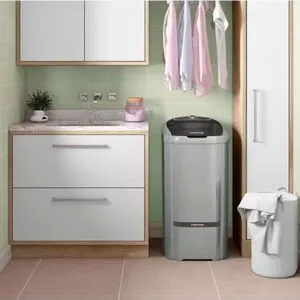 Máquina de Lavar Roupas 15Kg Colormaq Semiautomática LCS 15.0 Prata 220V