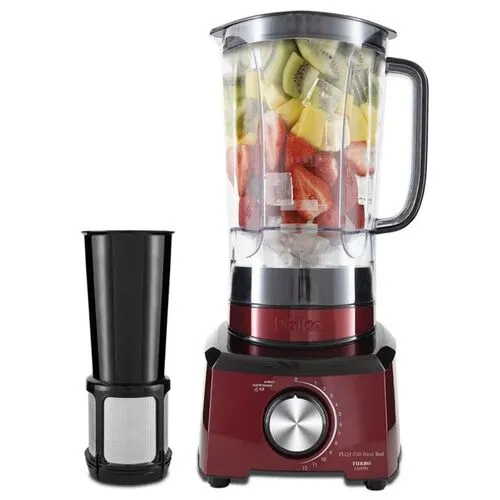 Liquidificador Philco PLQ1350 Turbo 3L Inox Vermelho Max Pro 12 velocidades 1200W
