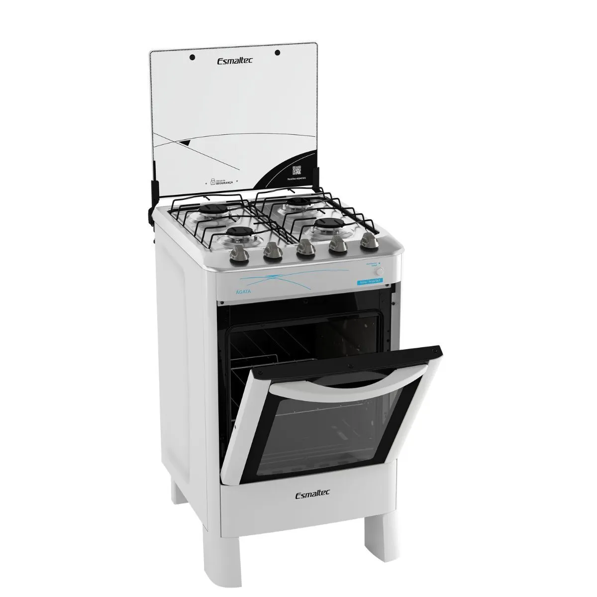 Fogão 4 Bocas Ágata 4062 Branco Esmaltec