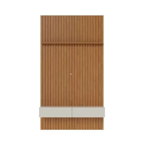 Home Ripado Prime 1.40 Com 2 Gavetas Nature/Off White