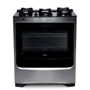 Fogão 5 Bocas Consul Inox Com Mesa de Vidro Bivolt CFS5VAR
