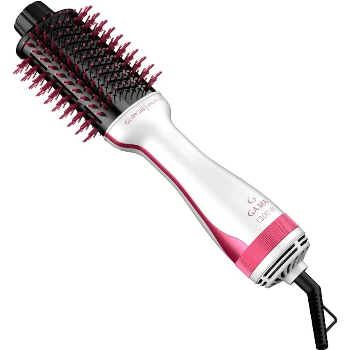 Escova Secadora Modeladora Gama Glamour Pink Brush 1300w 220v
