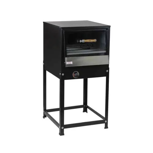 Forno Industrial Cavalete Grande 600MM X 780MM Tampo em Vidro BP Standard - Cristal Aço